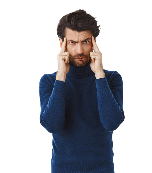 Uomo che riflette sull'apertura di un e-commerce